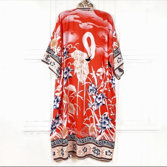 #133 2 LEFT! Closeout sale 🩷New!Boho Gypsy Festival Kimono Duster Jacket Top - Picture 4 of 9